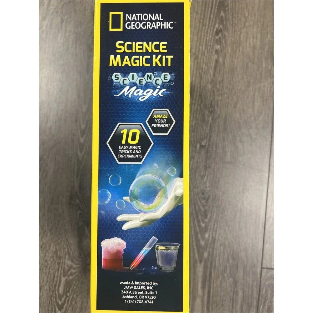 National Geographic STEM Science Magic Kit for Kids Magic 10 Easy Magic Tricks